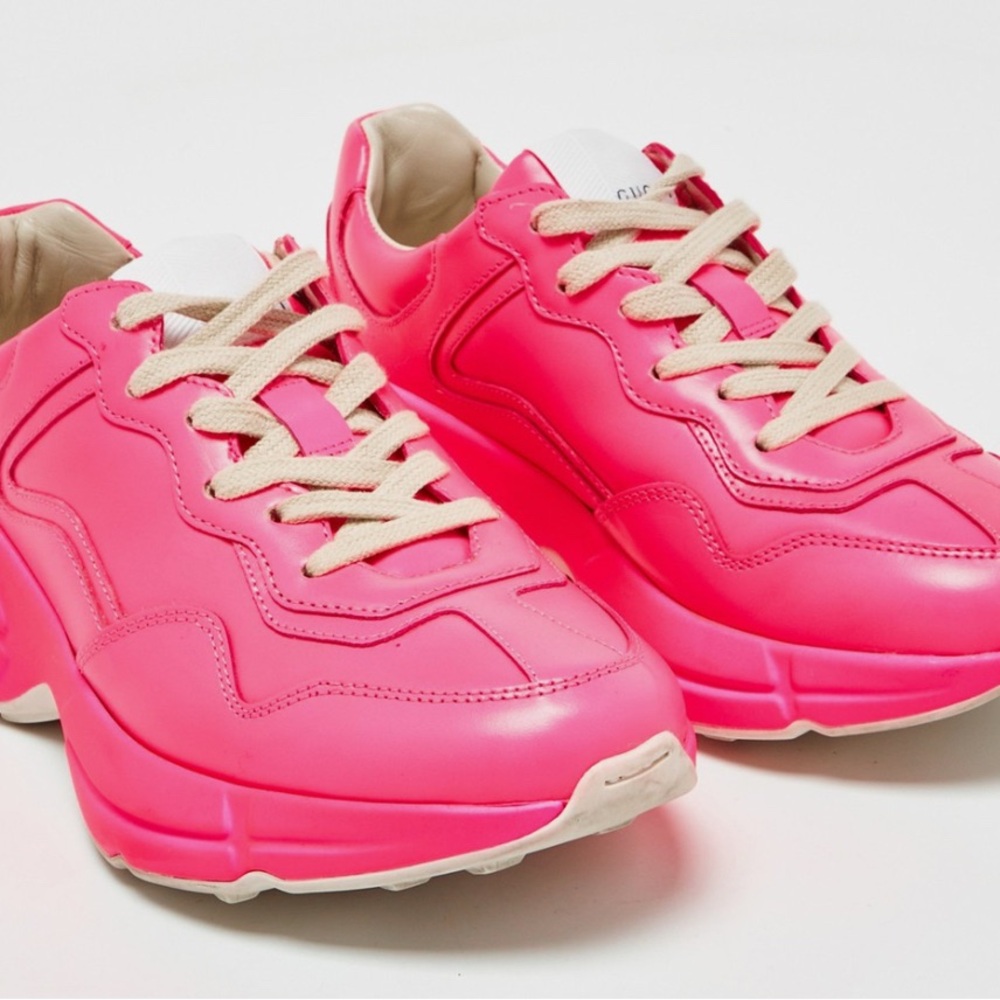Gucci Vibrant Pink Men/Women's Sneakers. Excellent condition.